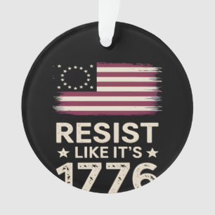 Widerstehen, wie es ist 1776 amerikanische konserv ornament