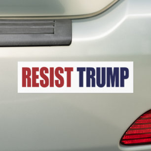 Widersteht Präsident Trump - Anti Trump Autoaufkleber
