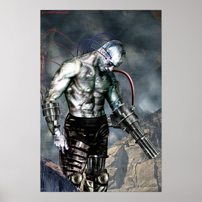 widerstrebender Krieger Poster (Vorne)