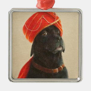 Widerstrebender Maharadscha 2010 Silbernes Ornament
