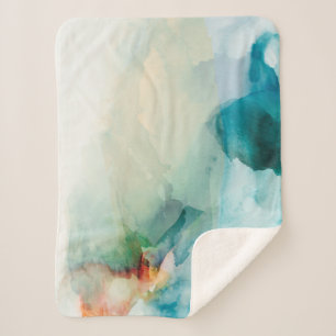 Widerwille - blaues Aquarell Sherpadecke