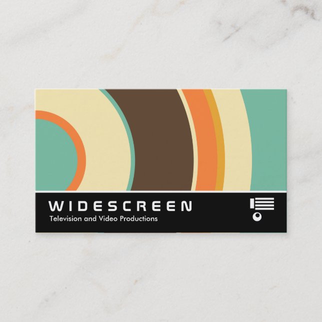 Widescreen 0428 - farbiger Kreis 02 Visitenkarte (Vorderseite)