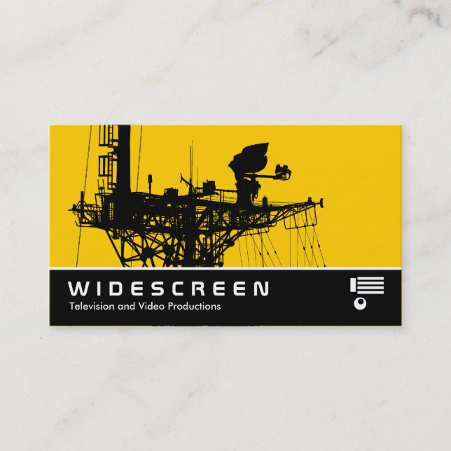 Widescreen 0480 - Radar Mast - Bernstein Visitenkarte (Vorderseite)