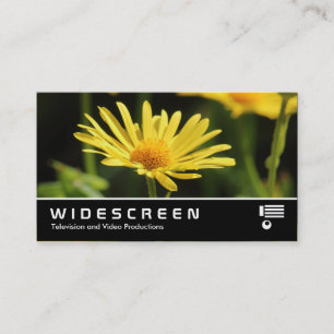 Widescreen 0495 - Gelbe Daisy Visitenkarte