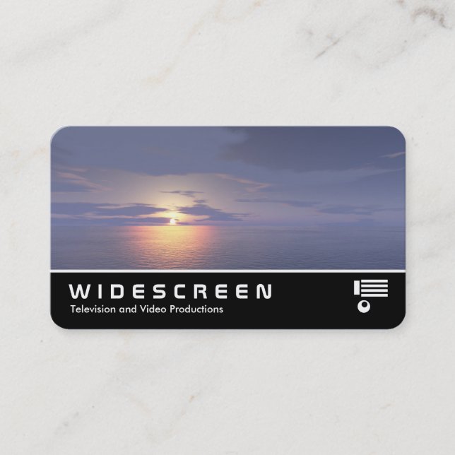 Widescreen 0529 - Sunrise/Sunset Visitenkarte (Vorderseite)