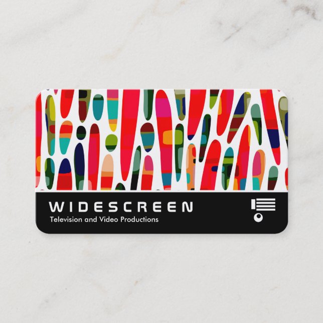 Widescreen 0556 - Collaged Color Splash 150222 Visitenkarte (Vorderseite)