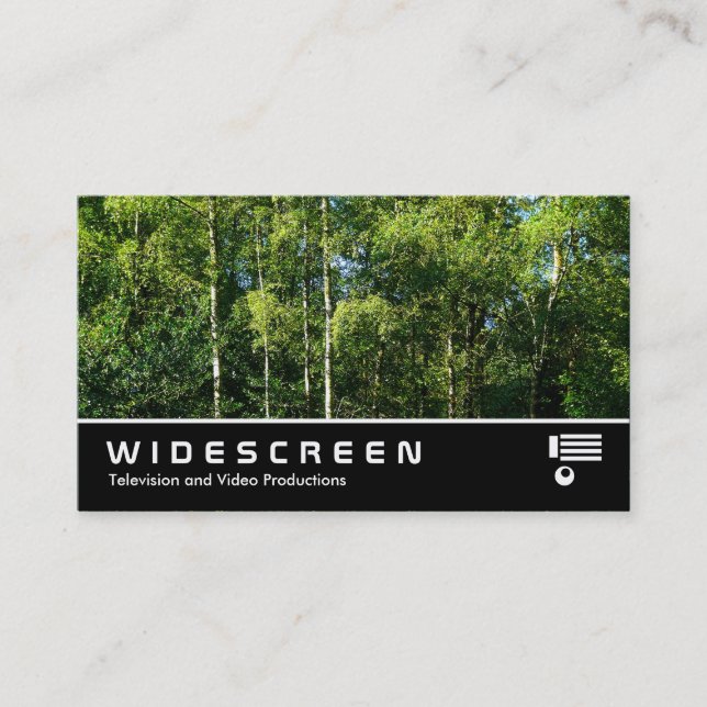 Widescreen 143 - Silberbraun Visitenkarte (Vorderseite)