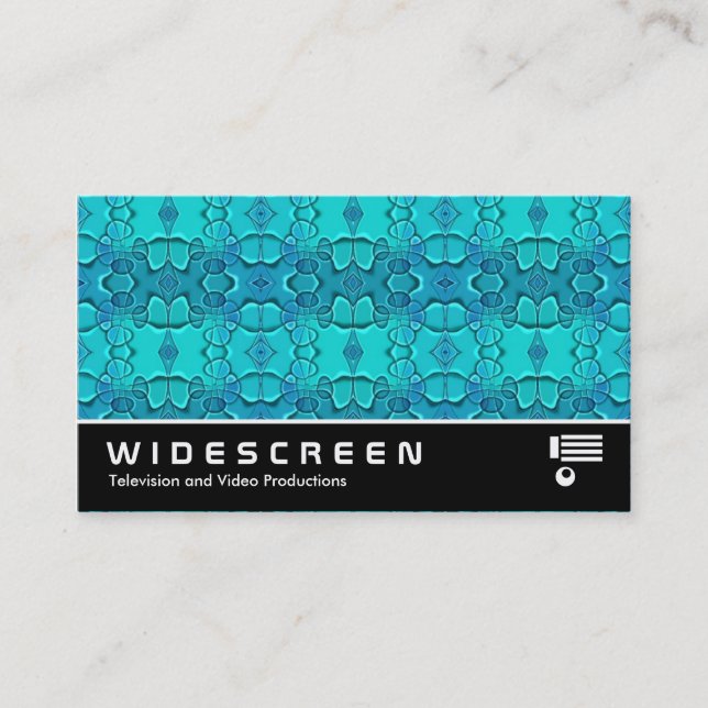 Widescreen 170 - Aqua Blue Fest Visitenkarte (Vorderseite)
