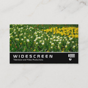 Widescreen 205 - Frühlingsblumen Visitenkarte