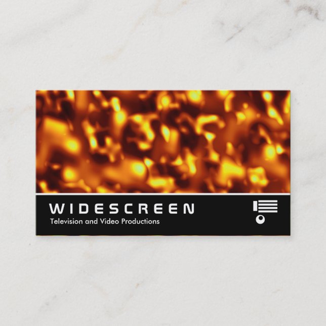 Widescreen 211 - Geschmolzenes Gold Visitenkarte (Vorderseite)