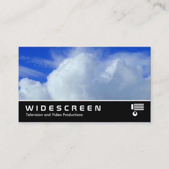 Widescreen 230 - Wolken Visitenkarte (Vorderseite)
