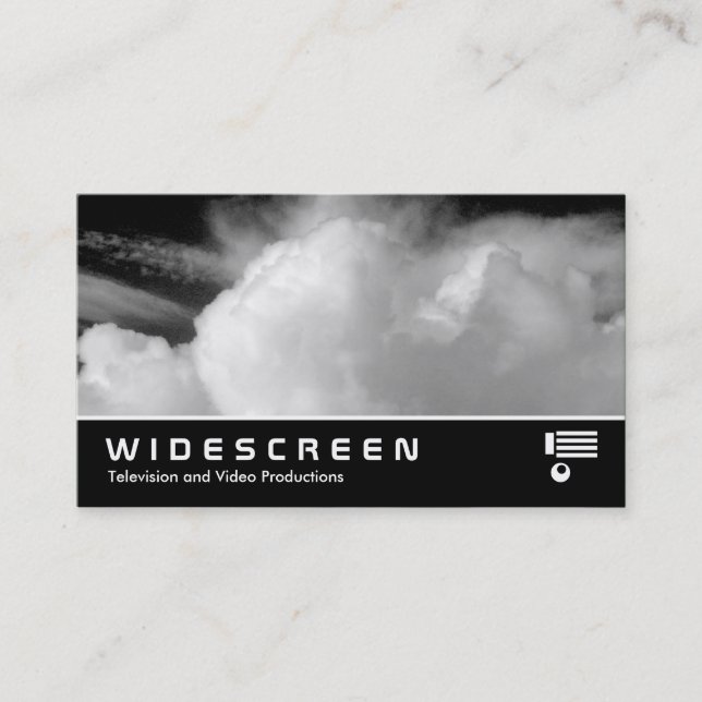 Widescreen 231 - Dramatischer Himmel Visitenkarte (Vorderseite)