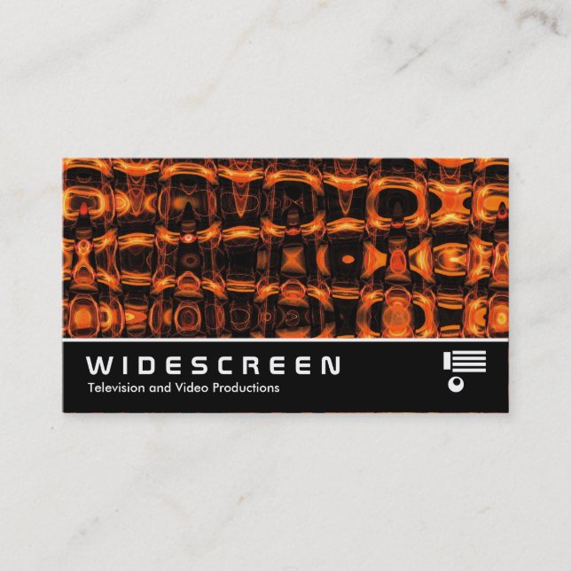 Widescreen 270 - Abstrakt Flame 03 Visitenkarte (Vorderseite)