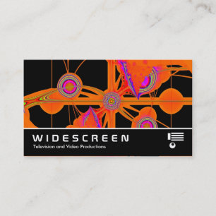 Widescreen 286 - Orange-Fraktal Visitenkarte