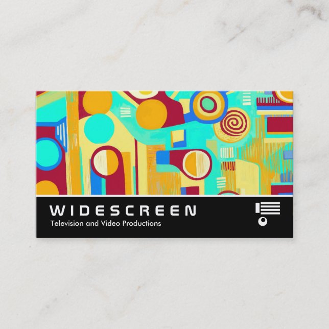 Widescreen 334 - Abstrakt 120711 Visitenkarte (Vorderseite)