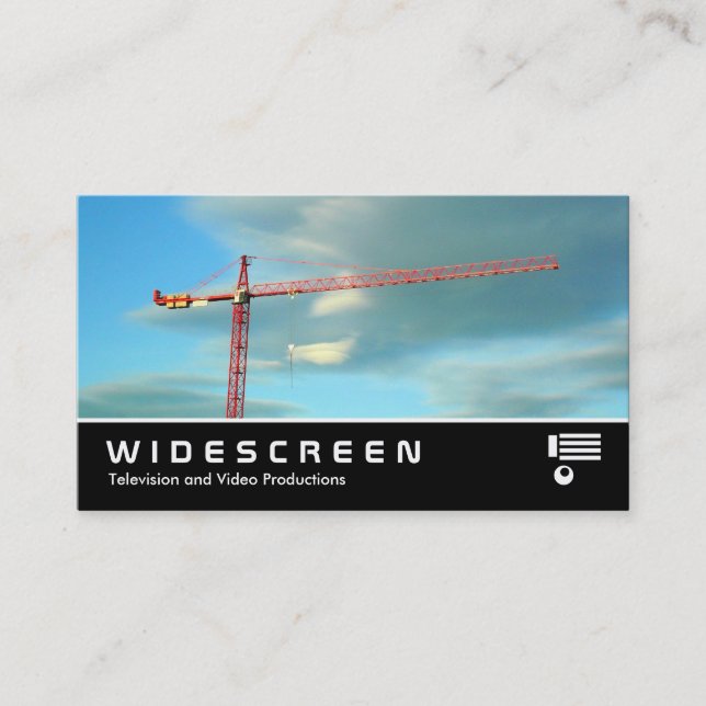 Widescreen 336 - Roter Kran Visitenkarte (Vorderseite)