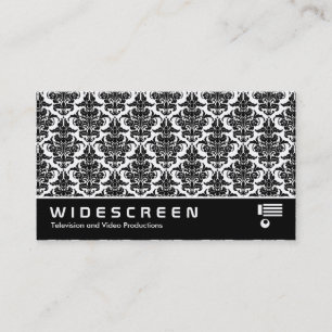 Widescreen 344 - Damask Muster Visitenkarte