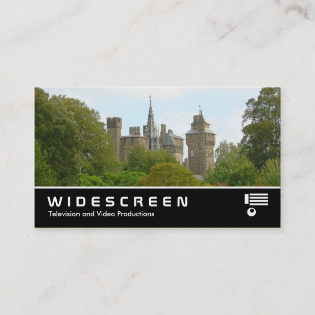 Widescreen 351 - Burg Cardiff Visitenkarte (Vorderseite)