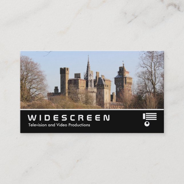 Widescreen 386 - Burg Cardiff Visitenkarte (Vorderseite)