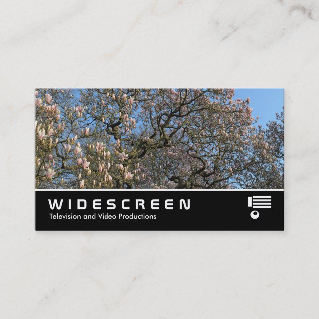 Widescreen 391 - Magnolia Trees Visitenkarte (Vorderseite)