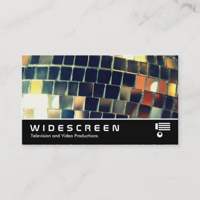 Widescreen 416 - Mirror Ball Visitenkarte (Vorderseite)