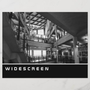 Widescreen - Modernes Inneres Flyer