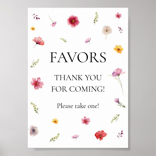 Widlflower Favor  Poster (Vorne)