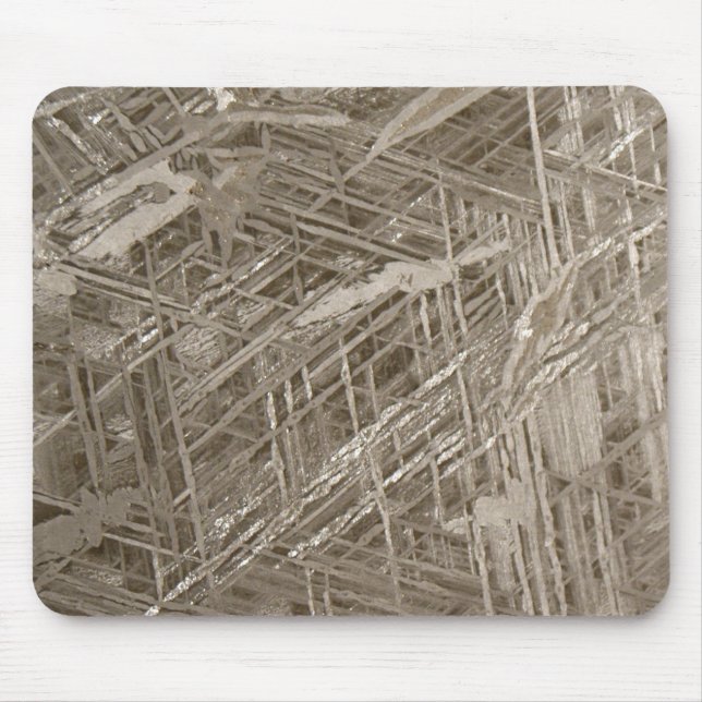 Widmanstätten Muster Mousepad (Vorne)