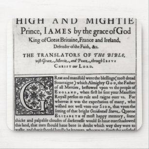 Widmungsseite 'im heiligen Bible Mousepad