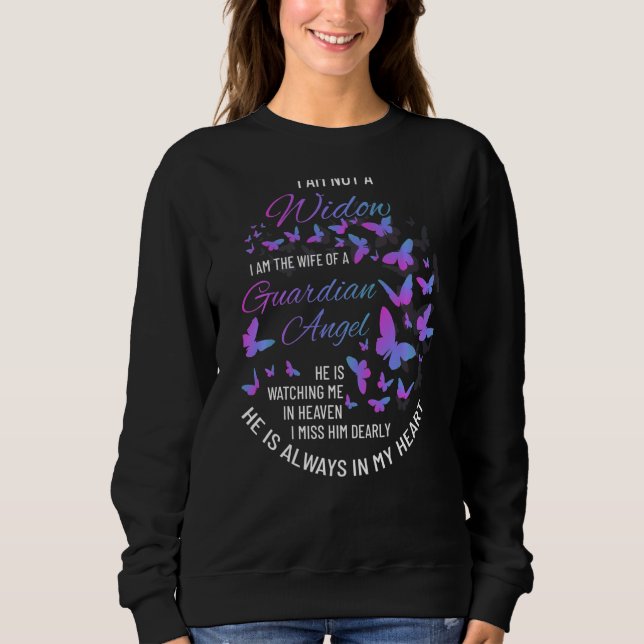 Widow Shirt Kummer an Ehemann Ehemann ist mein Wäc (Vorderseite)