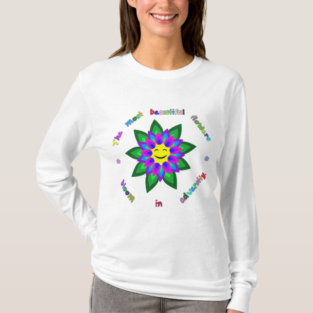 widrige Blume T-Shirt (Vorderseite)