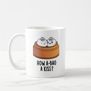 Wie A-bao ein Kuss Funny Dimsum Pun Kaffeetasse