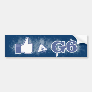 Wie A G6 Autoaufkleber
