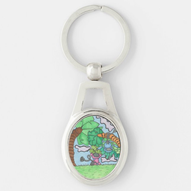 Wie Affen? Schlüsselanhänger (Vorderseite)