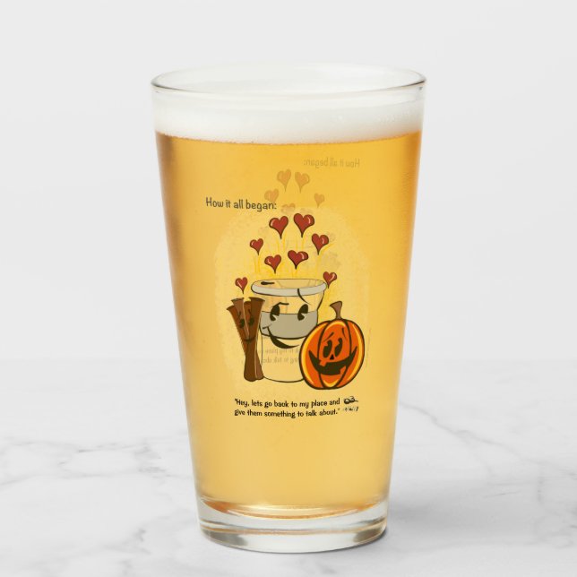 Wie alles begann zu trinken glas (Vorne (Gefüllt))