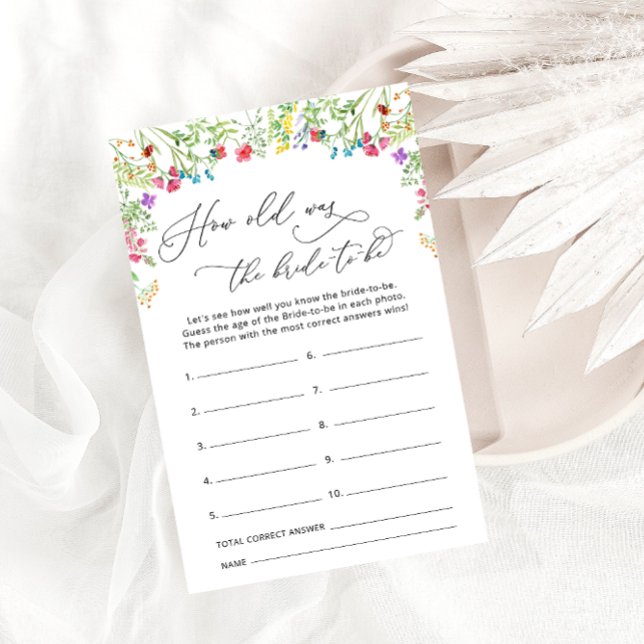 Wie alt ist das Bridge to Be Garden Bridal Game? (Von Creator hochgeladen)