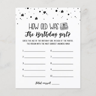 Wie alt ist das Geburtstagsmädchen Birthday Party-