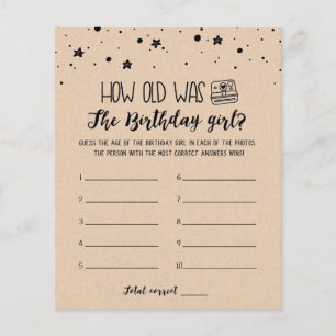 Wie alt ist das Geburtstagsmädchen Birthday Party-