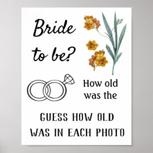 Wie alt sollte die Braut sein? Blume Game Poster