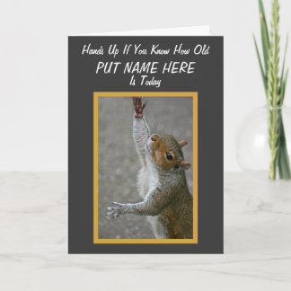 Wie alt? ~ 'über dem Hill Karte