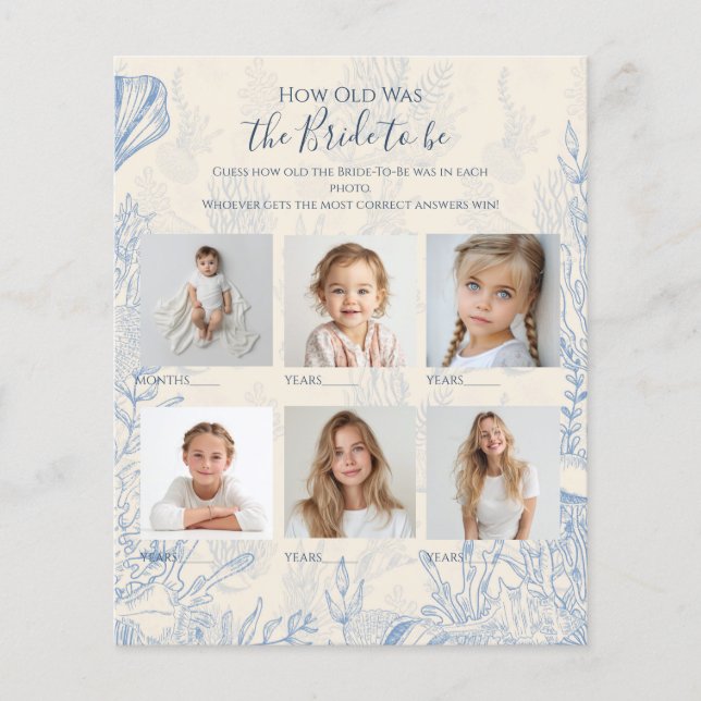 Wie alt war das Brautparty? (Vorderseite)