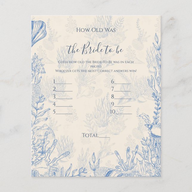 Wie alt war das Brautparty? (Vorderseite)