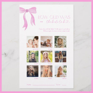 Wie alt war das Brautparty des Bridina Pink Bow