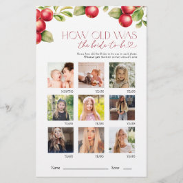 Wie alt war das Britisch-Apple-Brautparty-Spiel?