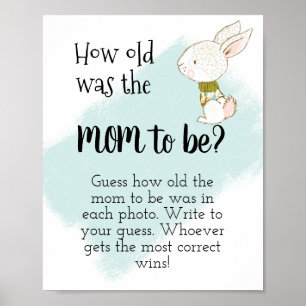 Wie alt war die Mama? Hase Poster