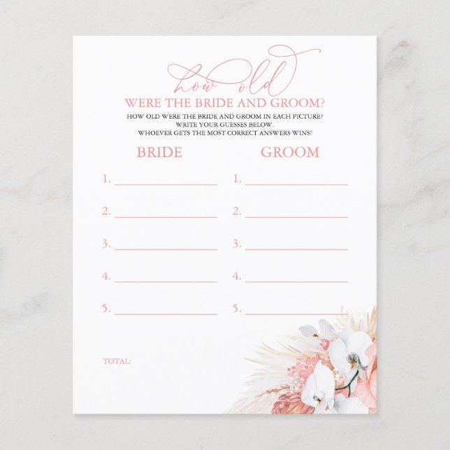 Wie alt waren die BRIDE und das Game (Vorderseite)