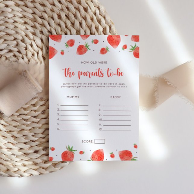 Wie alt waren die Eltern, Berry Sweet Baby Dusche Einladung (Von Creator hochgeladen)