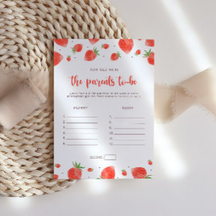 Wie alt waren die Eltern, Berry Sweet Baby Dusche Einladung