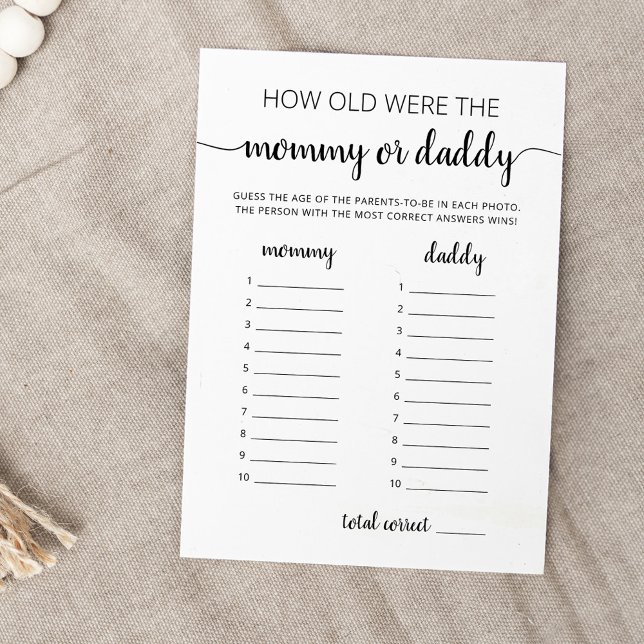 Wie alt waren sie das Party Baby Showcard? Einladung (Von Creator hochgeladen)