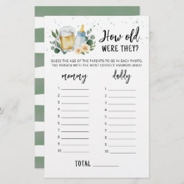 Wie alt waren sie Game Greenerenery Baby Braut